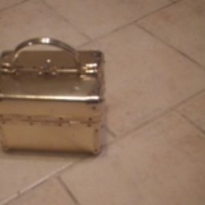 Leather train coach bag